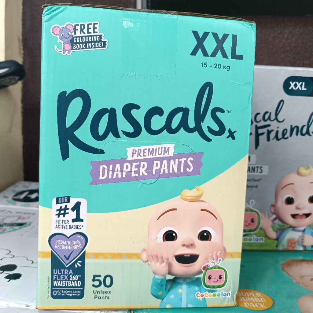 50pcs XXL New Rascals Premium Diaper Pants | Shopee Philippines