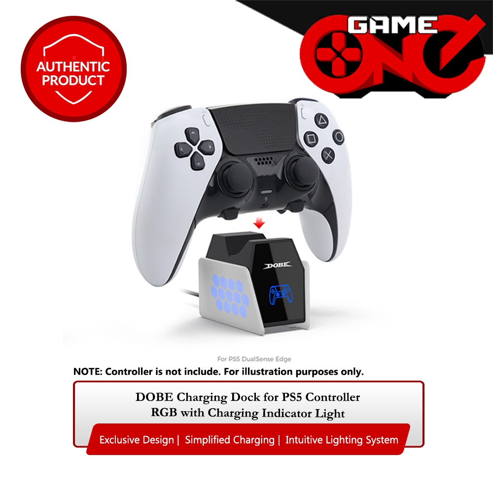 Dobe Charging Dock for PS5 Controller RGB with Charging Indicator Light ...