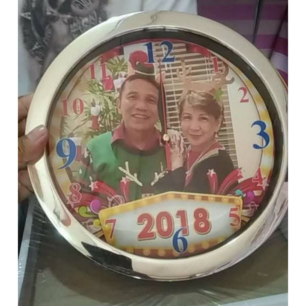 Personalized Wall Clock w/Picture or Corporate Design | Shopee Philippines