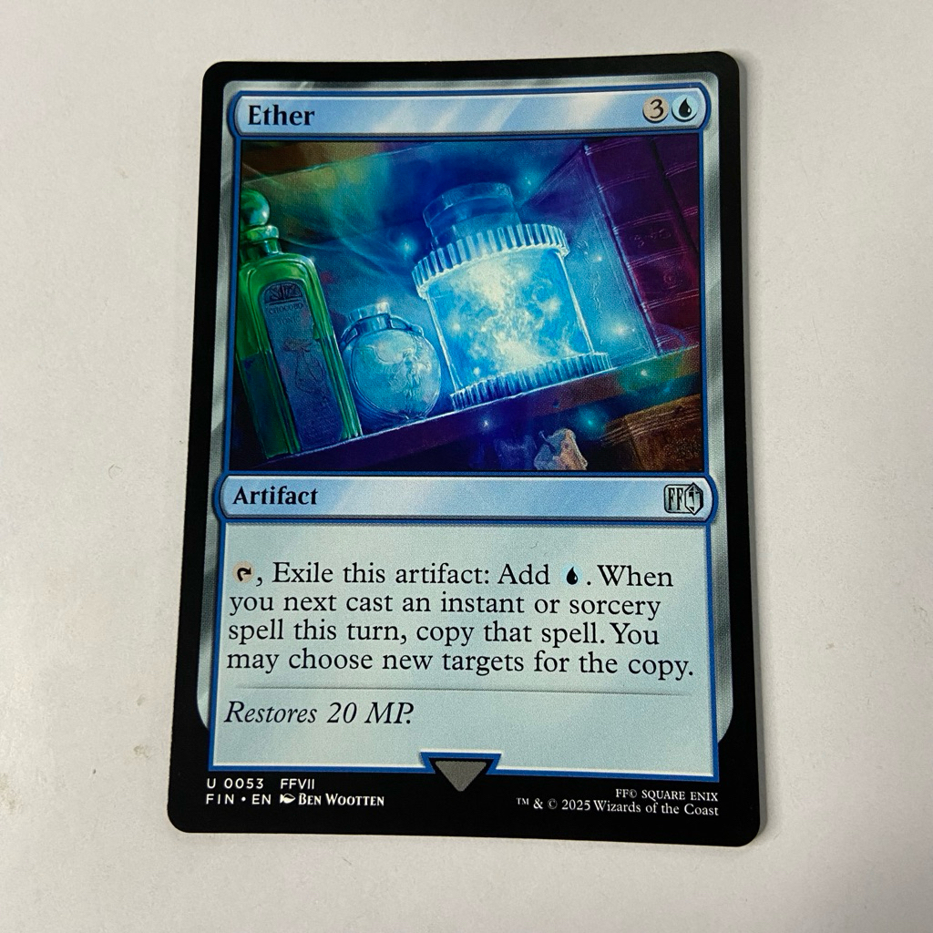 FIN RELM'S SKETCHING EJECT ETHER SIDEQUEST: CARD COLLECTION SUMMON SHIVA FINAL  FANTASY BLUE MTG | Shopee Philippines