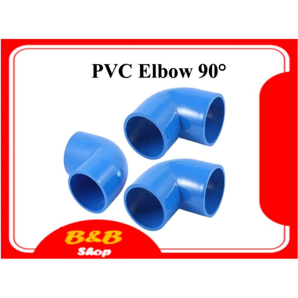 PVC Blue Pipe Fittings PVC Elbow 90° 1-1/2 and 2 inch SOLD PER 10pcs ...