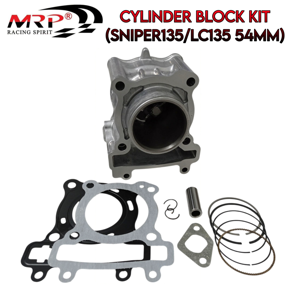 MRP CYLINDER BLOCK KIT SNIPER135/LC135 (54MM) | Shopee Philippines