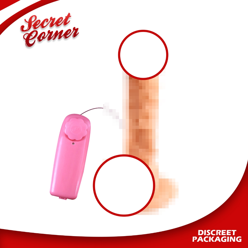 Secret Corner CUPID Pink Head Real Feel Penis Vibrating Dildo Sex Toy |  Shopee Philippines