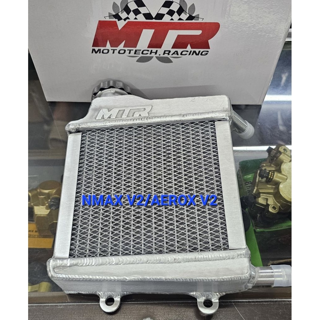 MTR BIG RADIATOR ASSY 2 ROW FOR YAMAHA NMAX V2 155 / AEROX 155 V2 ...
