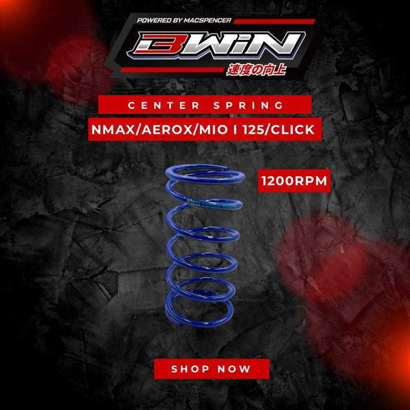 BWIN RACING CENTER SPRING FOR NMAX / AEROX / MIO I 125 / CLICK | Shopee ...