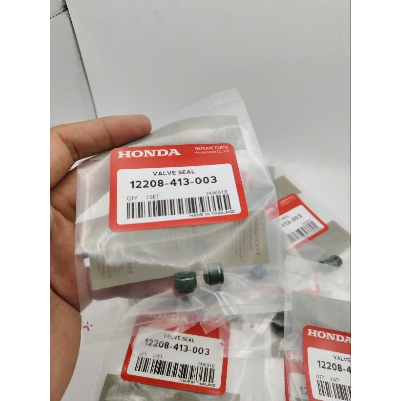 8-Pack Valve Shaft Gaskets/Seals - Fits Honda, Aprilia, KTM Motorcycles, OEM #12209-413-003