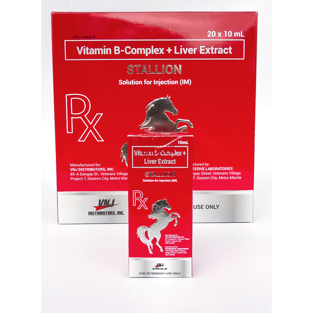 Stallion Vitamin B Complex + Liver Extract 10ml | Shopee Philippines