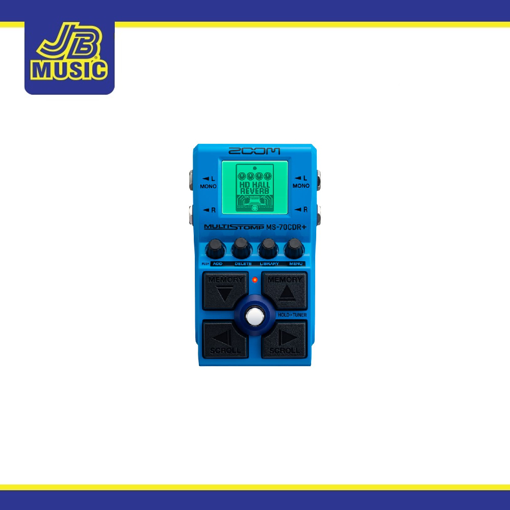 Zoom MS-70CDR PLUS Guitar Effects Pedal (Chorus, Delays & Reverbs ...