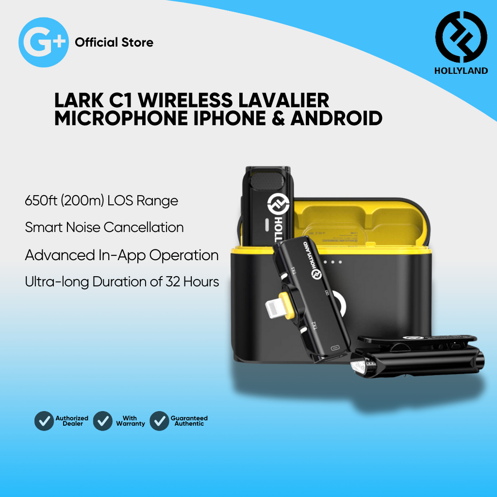 Hollyland Lark C1 DUO iPhone - Cool Black