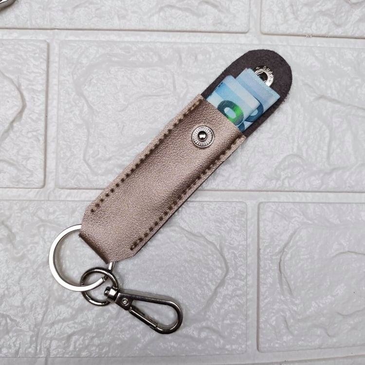 KEYCHAIN W/ SECRET POCKET (Synthetic Leather) | Shopee Philippines