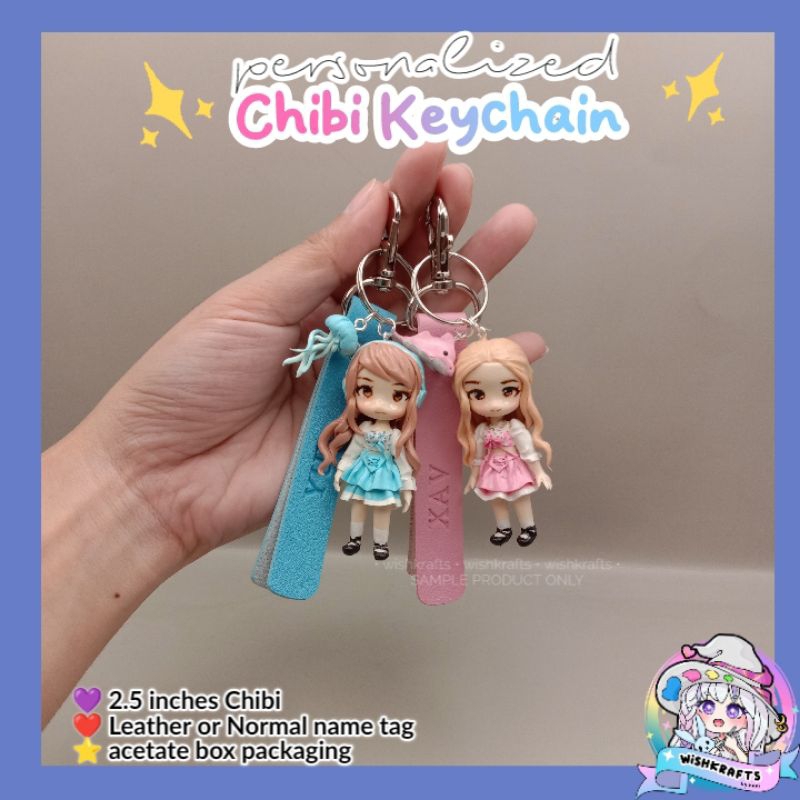 PERSONALIZED CHIBI KEYCHAIN (MINIME) Handcrafted | Shopee Philippines