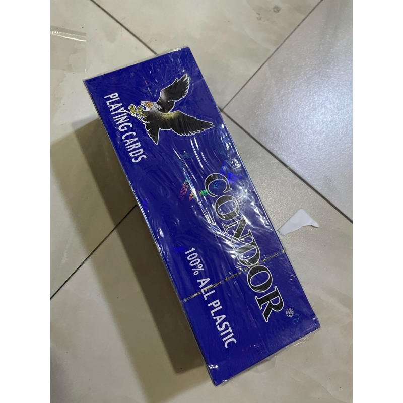CONDOR CARDS 12pcs/doz 100%plastic playing cards | Shopee Philippines