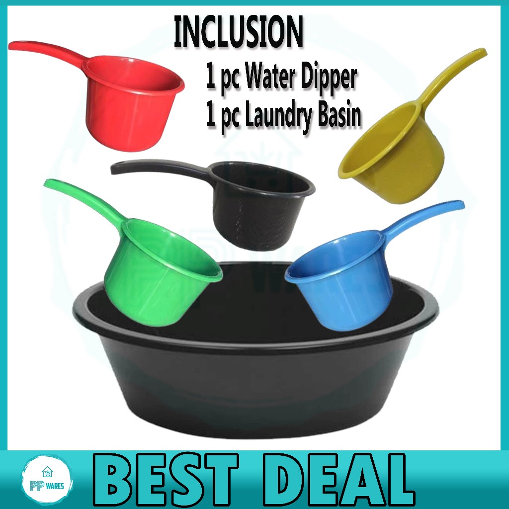Laundry Bundle Set Sale, 1 LAUNDRY BASIN AND 1 DIPPER. Tabo at