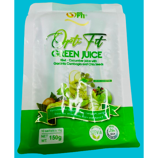 Opti Fit Green Juice 10 sachets | Shopee Philippines