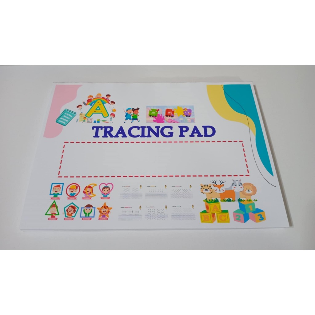 Tracing Pad name, alphabet, letters, lines, colors | Shopee Philippines