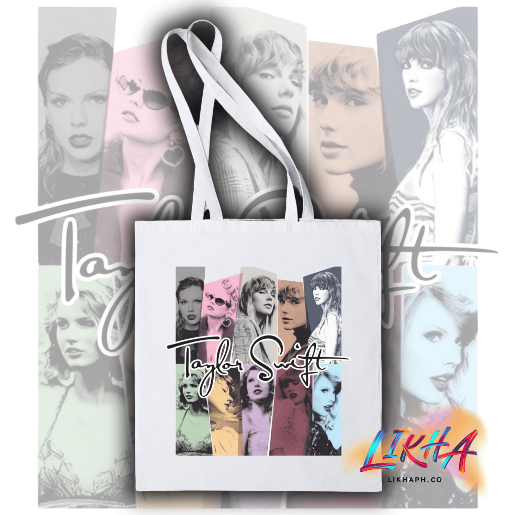 TAYLOR SWIFT ERAS TOUR INSPIRED CANVAS TOTE BAG DESIGN | Shopee Philippines
