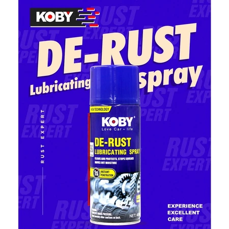 Koby De-Rust Remover Lubricating Spray & Penetrating Oil 450ml Original ...