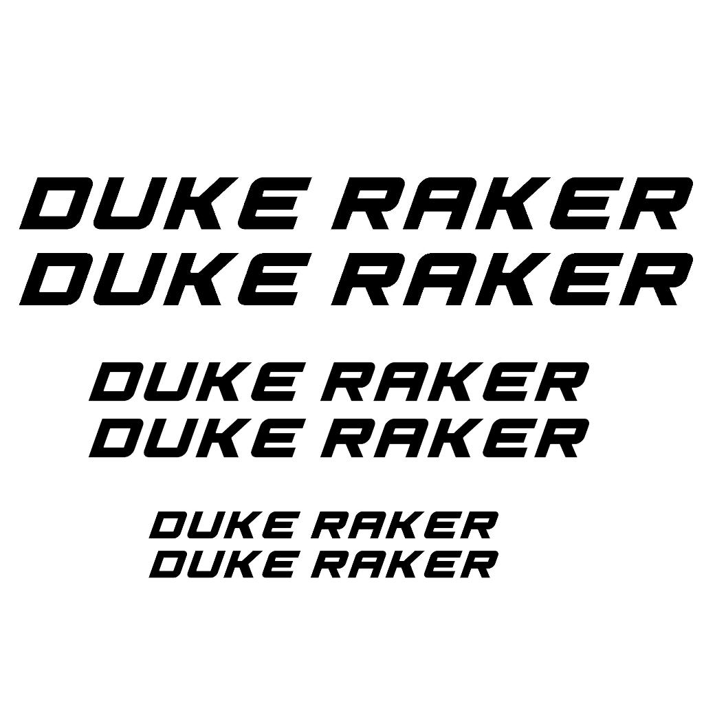 DUKE RAKER Bike Decal Sticker Design Waterproof Long Lasting | Shopee ...