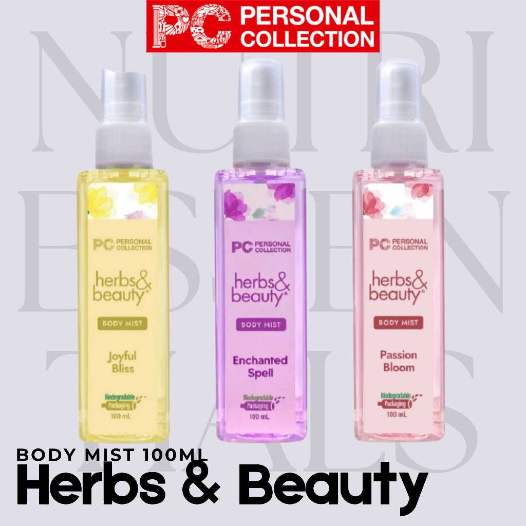 Personal Collection Herbs & Beauty Body Mist 100ml | Shopee Philippines