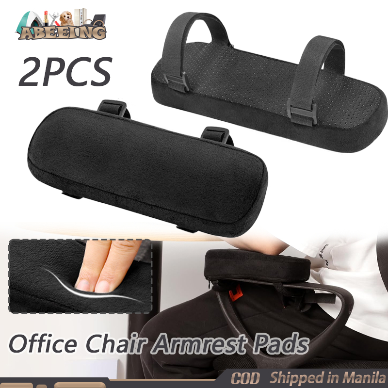 2Pcs Office Chair Arm Pads Extra Thick 2 Inches Elbow Pillow Memory