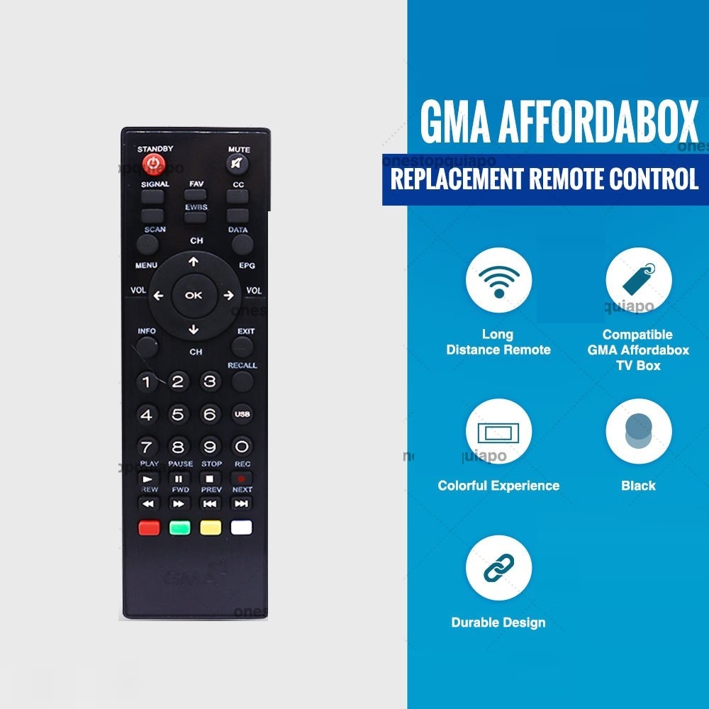 GMA AFFORDABOX REMOTE CONTROL GMA NOW GMA AFFORDABOX REMOTE CONTROL ...