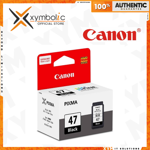 Canon Pixma PG-47 Black Ink Cartridge for E400 / E410 / E417 / E460 ...