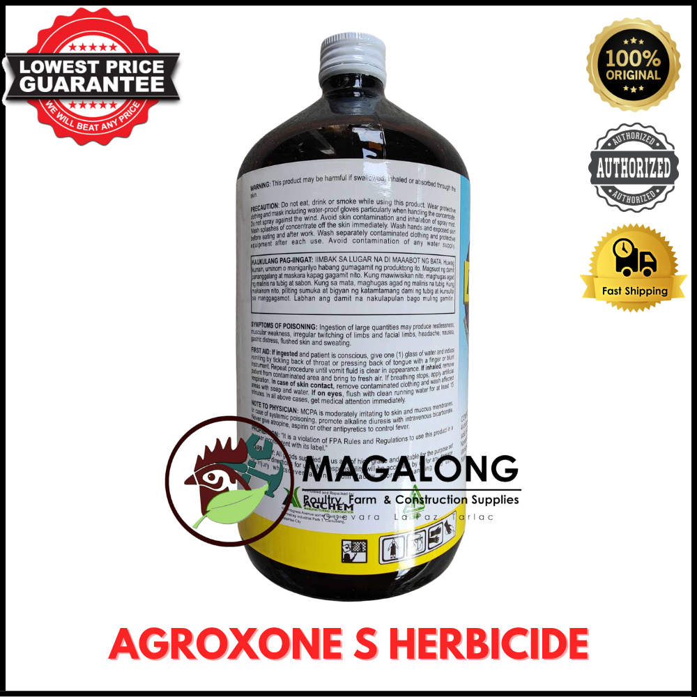 AGROXONE HERBICIDE - WEED KILLER - 500 ML , 1 LITER | Shopee Philippines