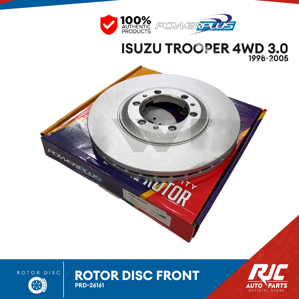 POWER PLUS ROTOR DISC ISUZU TROOPER 4WD 3.0 (DB1270)(PD26386)(GEN.TY ...