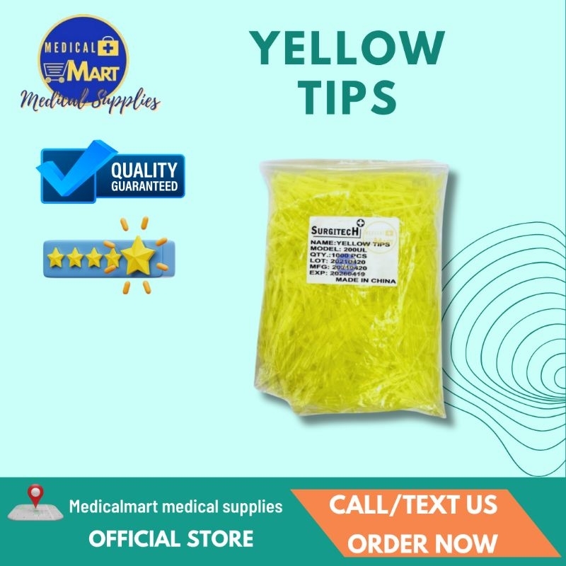 Yellow Pipette Tips (500's) | Shopee Philippines
