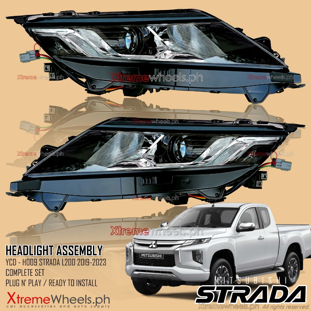 Mitsubishi Strada 2019-2023 Parts Head Light Assembly / Assemblies ...