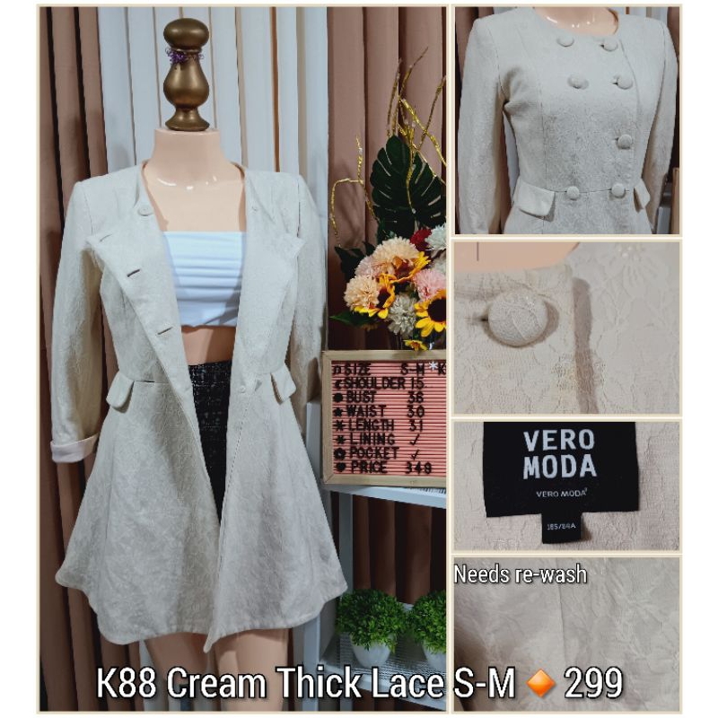 Trench coat long coat double breasted trenchcoat khaki white Shopee Philippines