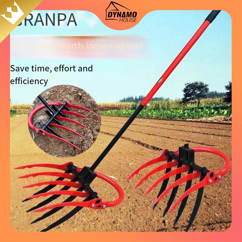 Foldable and disassembled Ushaped soil agricultural tools soil plow