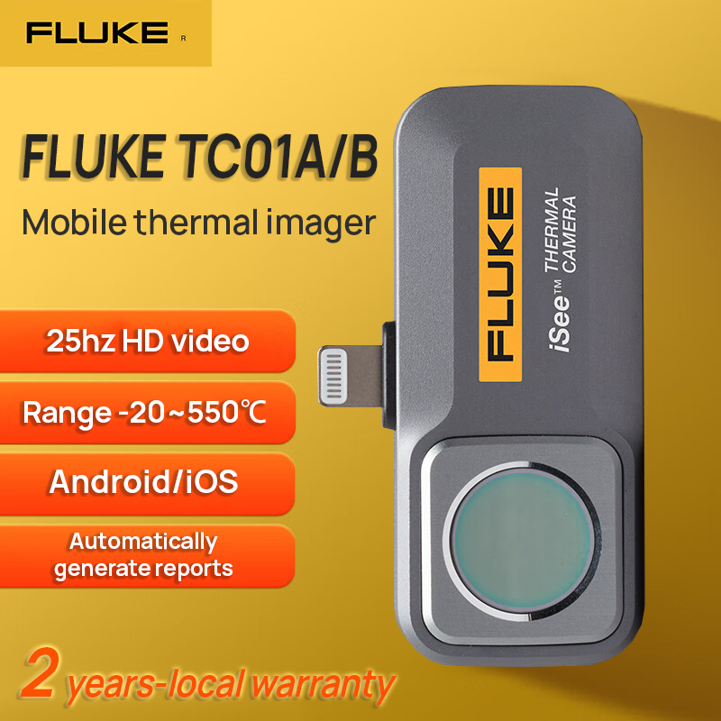 Fluke iSee TC01A TC01B Mobile Thermal Camera Detect floor heating leaks ...