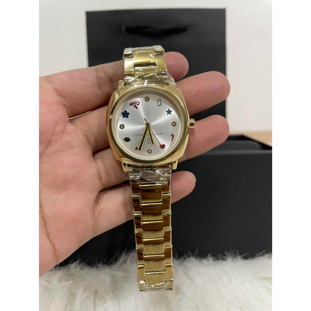 Marc jacobs mandy watch gold sales
