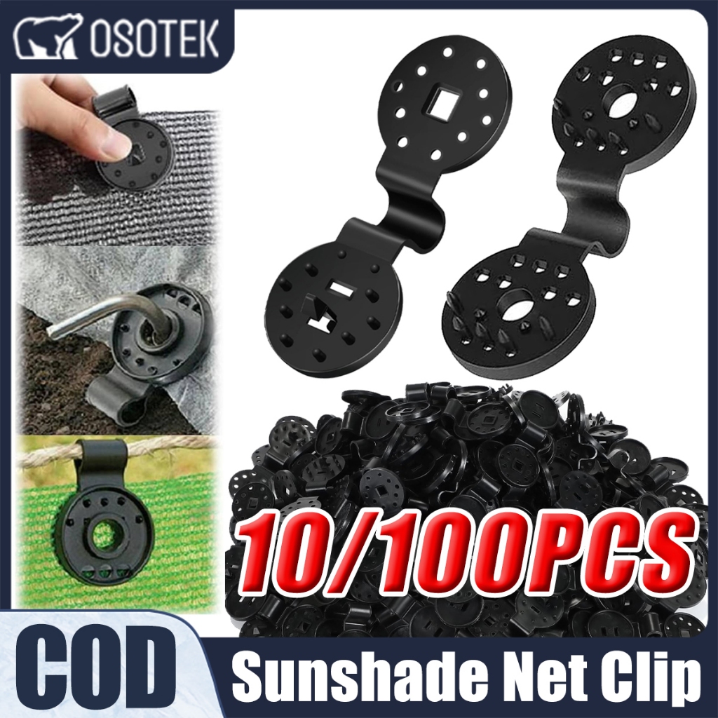 10/100pcs Sun Shade Net Clip Sunshade Net Clip Greenhouse Shade Cloth