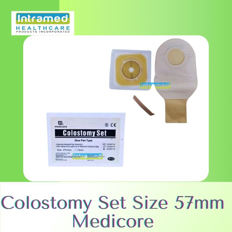 Colostomy Set Size 57only (Wafer&Bag),Medicore | Shopee Philippines