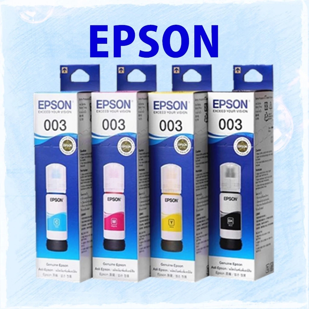 Epson 003 Dye Ink Refill Ink Compatible For Epson printer Black Cyan ...