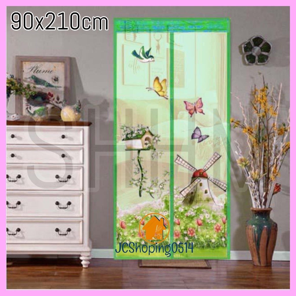 SHHM 90x210cm Hello Kitty Stitch Magic Anti-Insect Fly Bug Mosquito ...