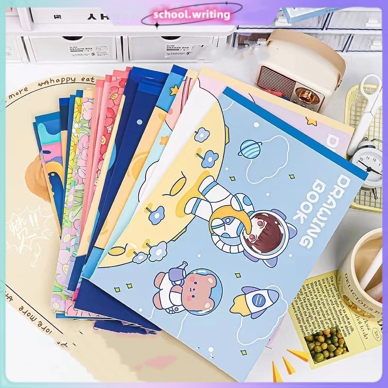 A4 Cute Sketchbook Blank Drawing Book Children's Graffiti Painting Book