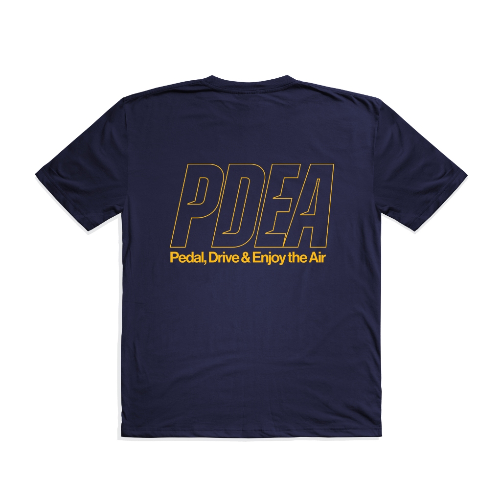 DAILY GRIND PEDAL & DRIVE TSHIRT NAVY BLUE Shopee Philippines