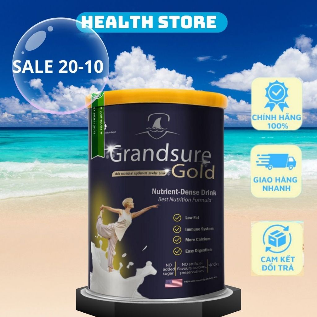 [LEGIT] Genuine Grandsure Gold Colostrum Milk 400g support bone joint