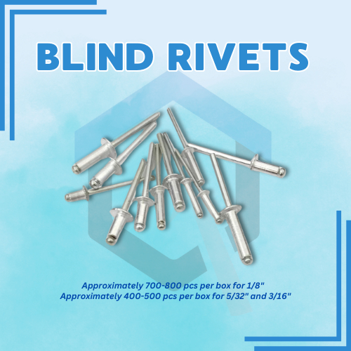Blind Rivets Brown Silver White Sold per Box | Shopee Philippines