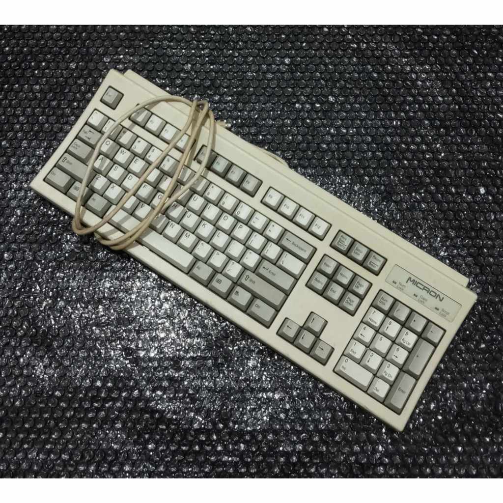 Super RARE Micron NMB Collectible Keyboard Designed for Microsoft ...