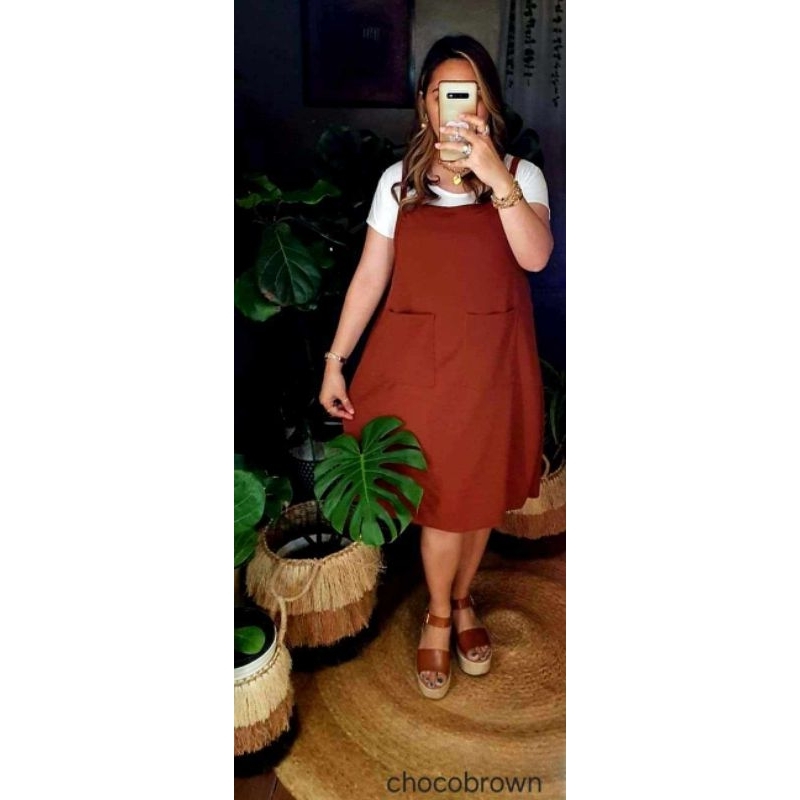 2in1 plus size jumper dress xL 4xL Shopee Philippines