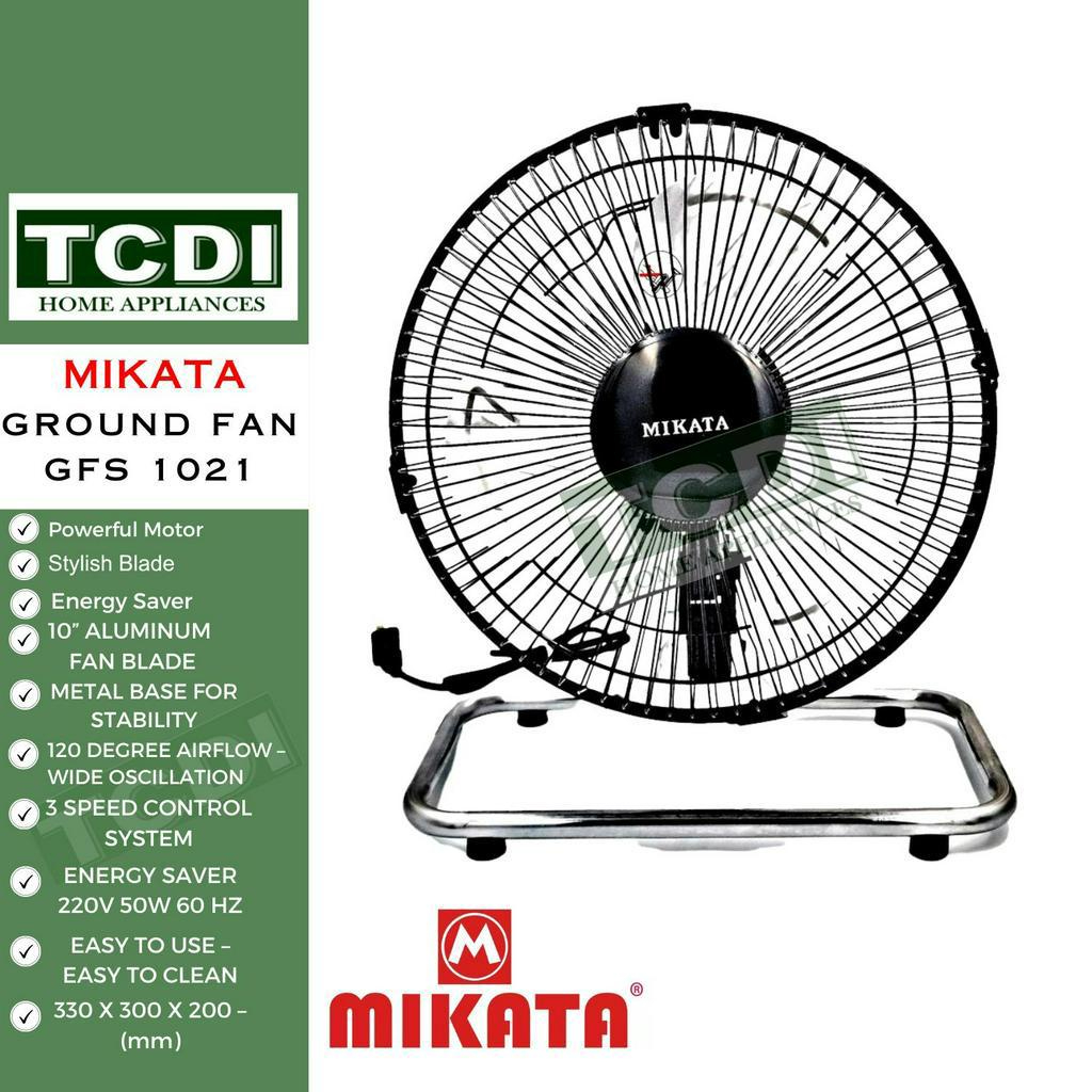 TCDI MIKATA GFS1021 GROUND FLOOR FAN METAL BLADE HEAVY DUTY Shopee