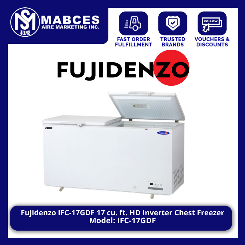 Fujidenzo IFC-17GDF 17 cu. ft. HD Inverter Chest Freezer | Shopee ...
