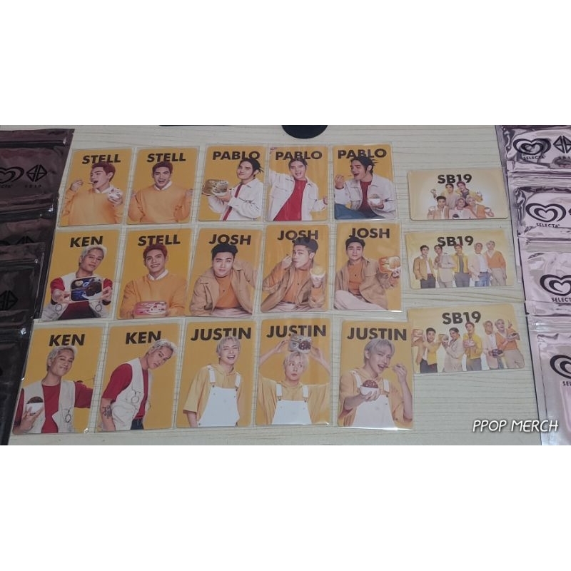 SB19 SELECTA PHOTOCARDS COMPLETE SET OFFICIAL PHOTOCARDS SB19 OFFICIAL ...