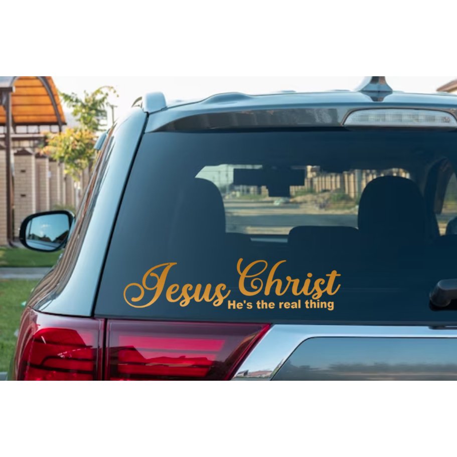 Jesus Christ Sticker Car Motorcycle Decals Waterproof Fine Cut | Shopee ...
