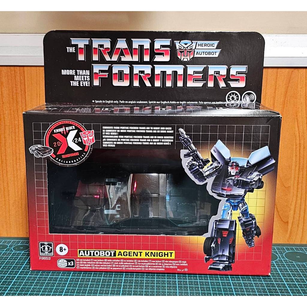 Transformers X Knight Rider Autobot Agent Knight 40 Years GM Retro ...