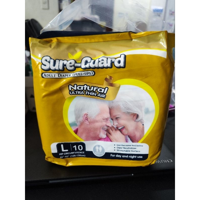 Sureguard Pull-Ups Adult Diapers (Medium, Large,XLarge) | Shopee ...